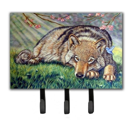 Jensendistributionservices Wolf And Hummingbird Leash & Key Holder MI2103661